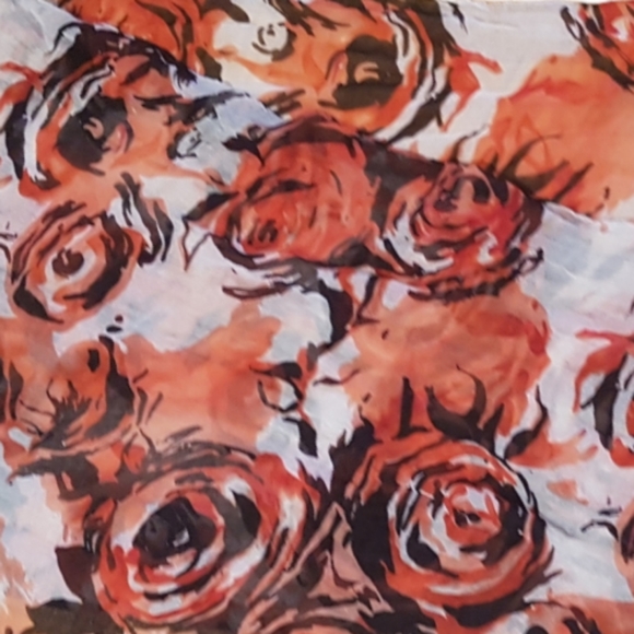 💫HOST PICK💫❤Pretty black and pink lightweight scarf - Picture 2 of 3